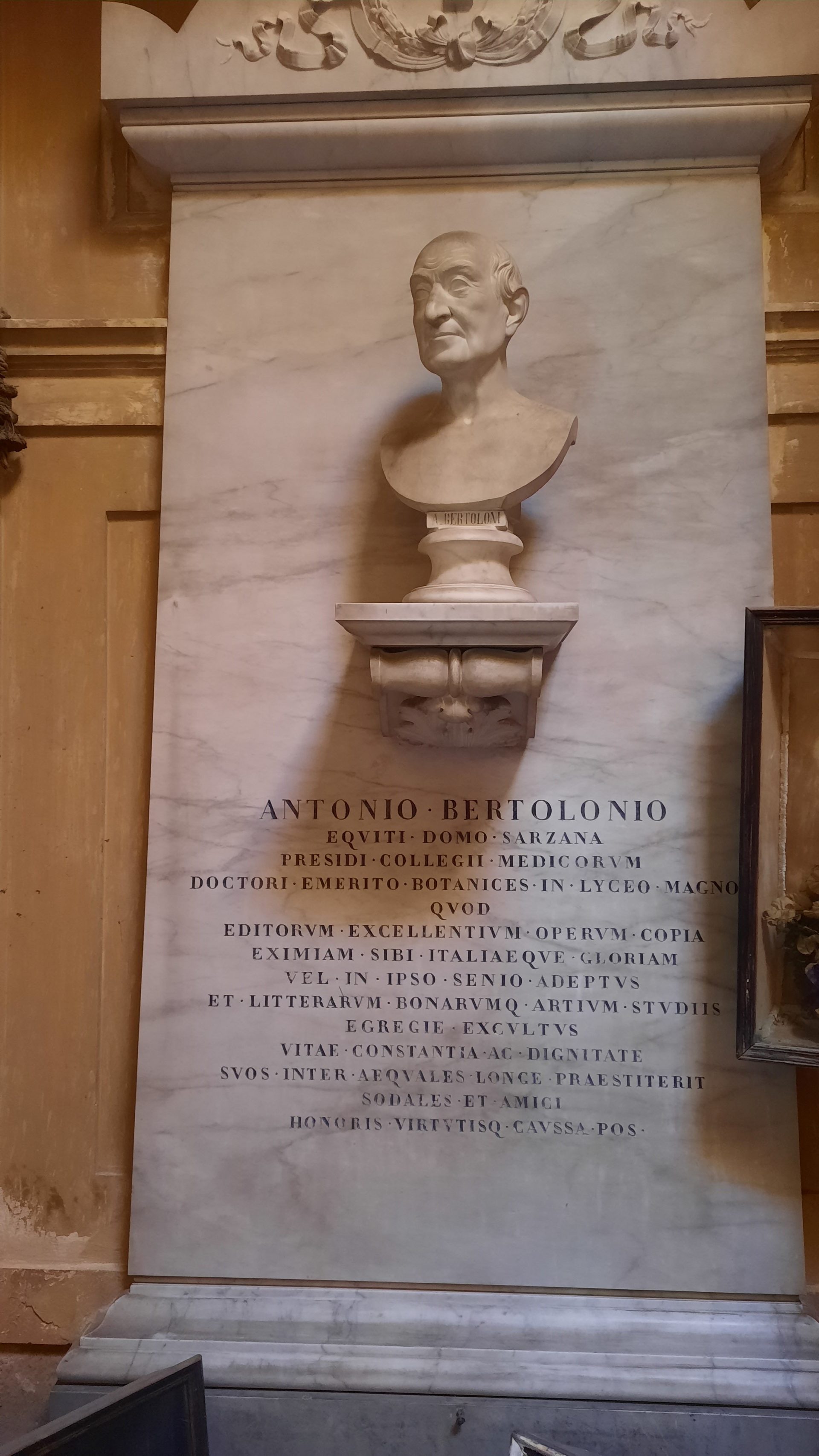 Antonio Bertoloni's tomb, Certosa Cemetery, Bologna - 02b.jpg